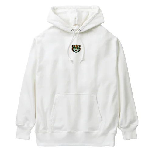 不気味で可愛いトラ001 Heavyweight Hoodie