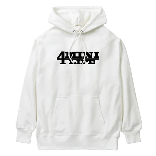 4miniライフ 4ミニ バイク ブラック Heavyweight Hoodie