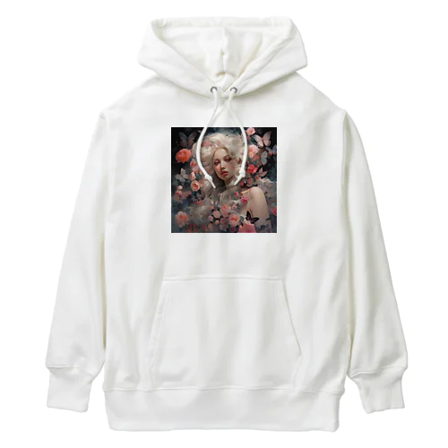 花と美女　なでしこ1478 Heavyweight Hoodie