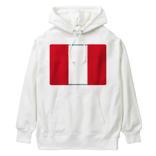 ペルーの国旗 Heavyweight Hoodie