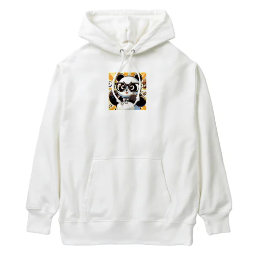 インテリジェントなパンダ Heavyweight Hoodie