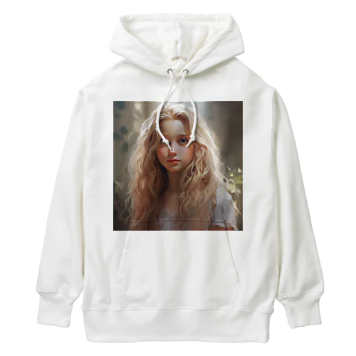 金髪の少女　なでしこ1478 Heavyweight Hoodie