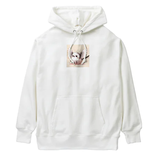 もちもちシマエナガ Heavyweight Hoodie