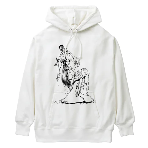 タマ緒とブブ美 Heavyweight Hoodie