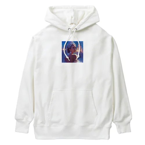 宵闇に輝くクリスタルの女王 Marsa 106 Heavyweight Hoodie