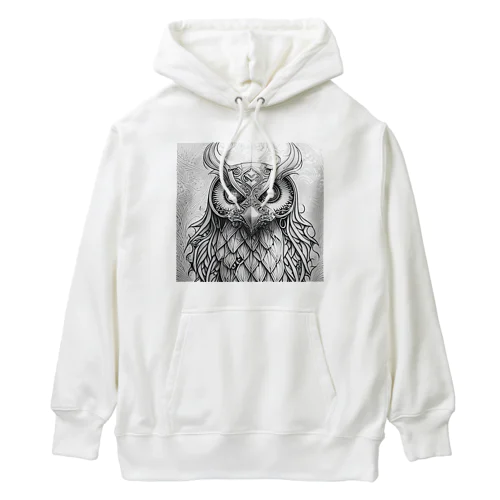 機械仕掛けの梟 Heavyweight Hoodie