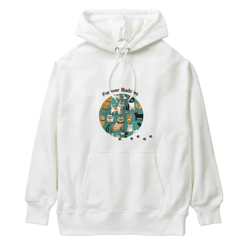 永遠の友達！ワンニャン Heavyweight Hoodie