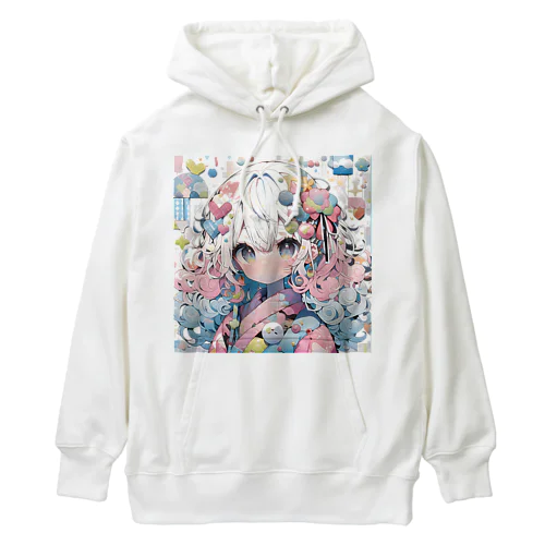 しろまりちゃん Heavyweight Hoodie