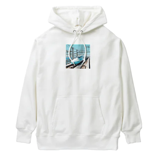 ブルー新幹線 Heavyweight Hoodie