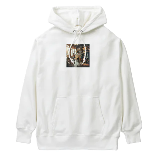 カフェの何気ないワンショット Heavyweight Hoodie