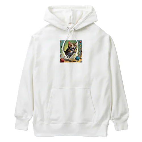 駆け出す猫 Heavyweight Hoodie