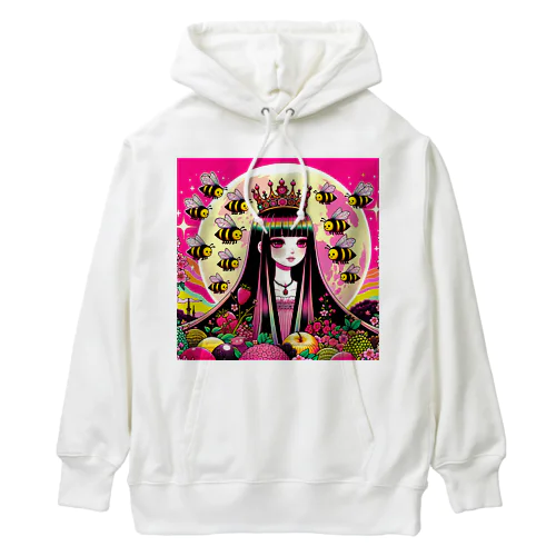 🐝ピンクムーンとミツバチと〈III女帝〉👸🏻 Heavyweight Hoodie