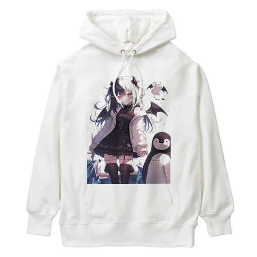 冷極フローズン✕小悪魔ガール Heavyweight Hoodie