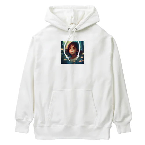 可愛い女の子　儚い　 Heavyweight Hoodie