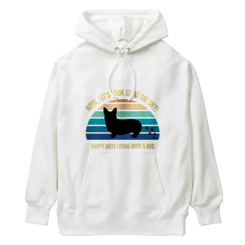 わんちゃん　コーギー Heavyweight Hoodie