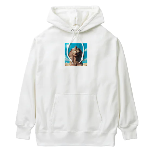 目から光線を出すスフィンクス Heavyweight Hoodie