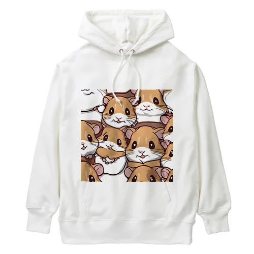 かわいいハムスター Heavyweight Hoodie