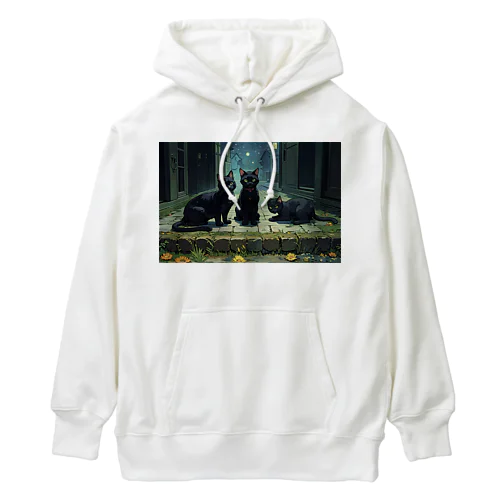 黒の三頭政治 Heavyweight Hoodie