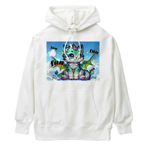 グリーンドラニャン  Heavyweight Hoodie