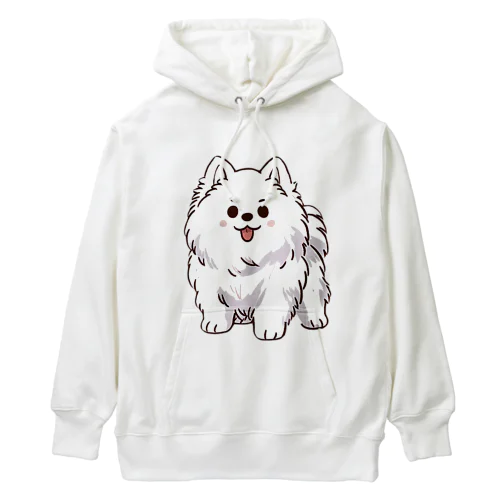 癒しサモエド犬 Heavyweight Hoodie