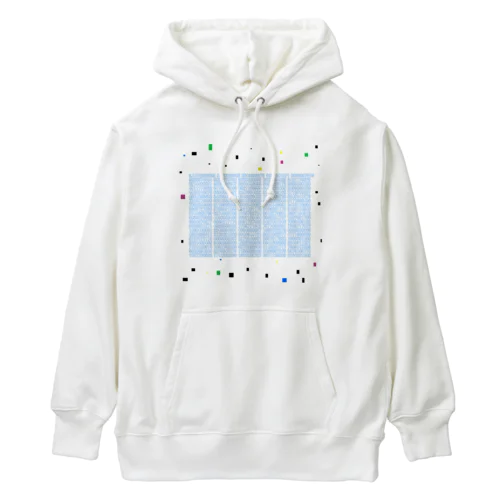 1000桁の円周率 Heavyweight Hoodie