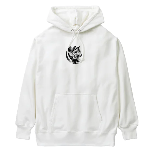 月下の狼 Heavyweight Hoodie