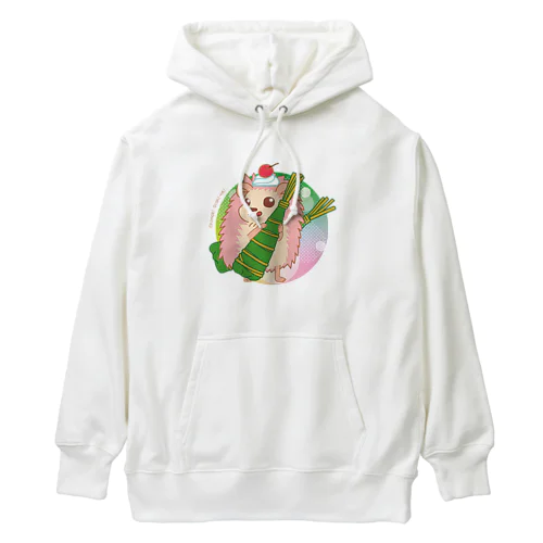 季節のちまきハリネズミ Heavyweight Hoodie