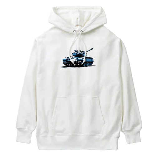 戦車イラスト01 Heavyweight Hoodie