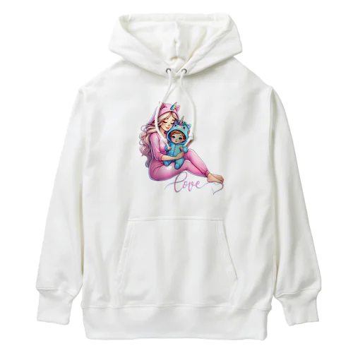 ママと赤ちゃんへの愛の贈り物 Heavyweight Hoodie