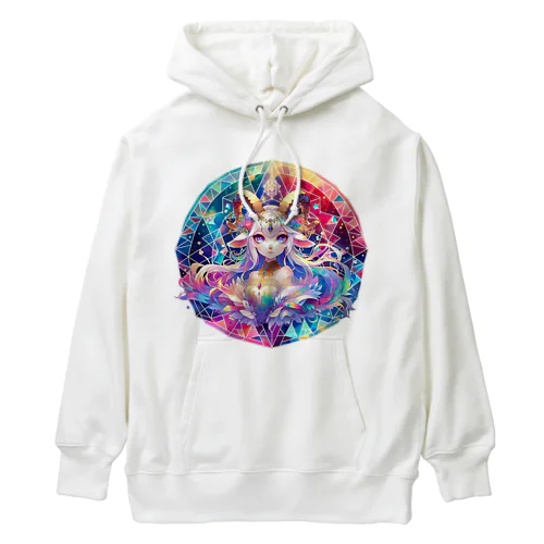 牧神パーンに奉献する清廉な山羊姫🐐 Heavyweight Hoodie