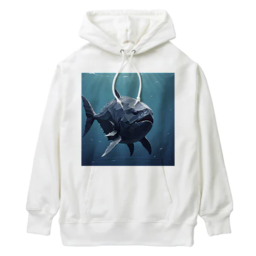 ローポリ風マンボウ Heavyweight Hoodie