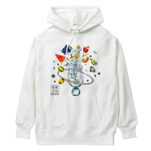 虹が出る東京切子　エメラルド Heavyweight Hoodie