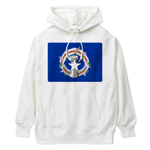 北マリアナ諸島の旗 Heavyweight Hoodie