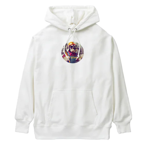 働くワンコ Heavyweight Hoodie