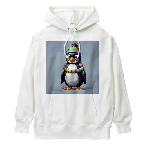 ペンギンのかわいいドット絵が登場！ Heavyweight Hoodie