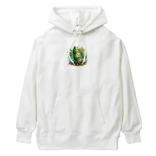 緑の竹の子 Heavyweight Hoodie