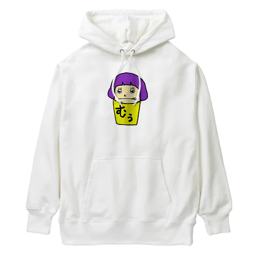 四角いちゃん(怒) Heavyweight Hoodie