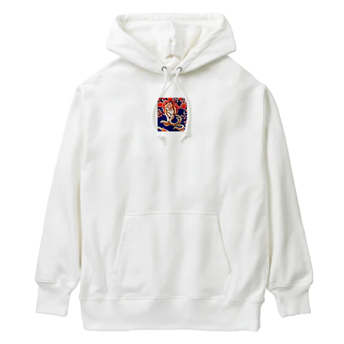 和風猫｢凡｣ Heavyweight Hoodie