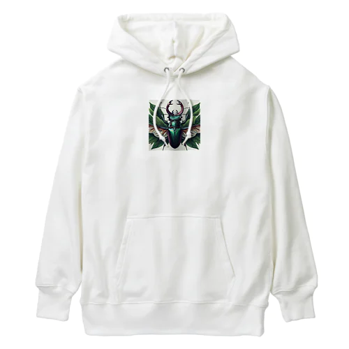 クワガタムシの輝き Heavyweight Hoodie