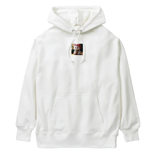 もふもふ猫ちゃん Heavyweight Hoodie