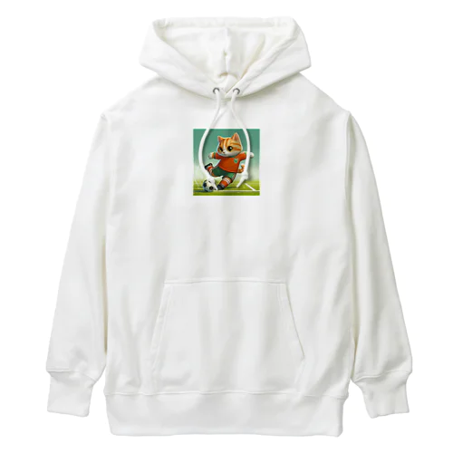 サッカーねこ Heavyweight Hoodie