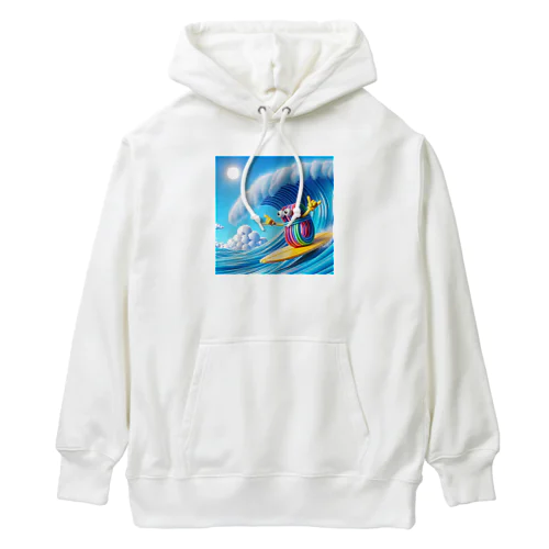 波乗り輪ゴム Heavyweight Hoodie