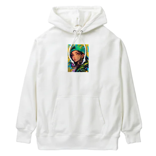 ストリートガールのキャラクター　3 Heavyweight Hoodie