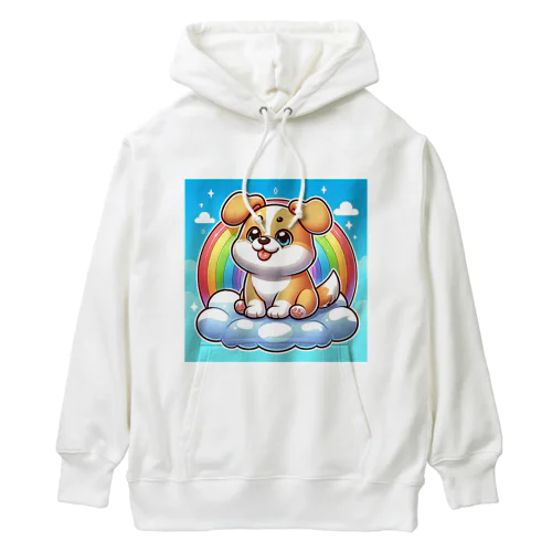 雲に乗った犬 Heavyweight Hoodie