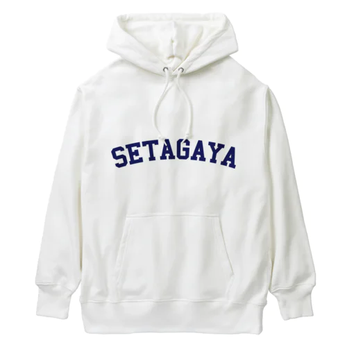 世田谷グッズ　ネイビーロゴ（setagaya item） Heavyweight Hoodie