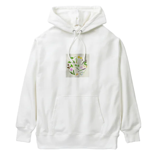 ボタニカル柄 Heavyweight Hoodie