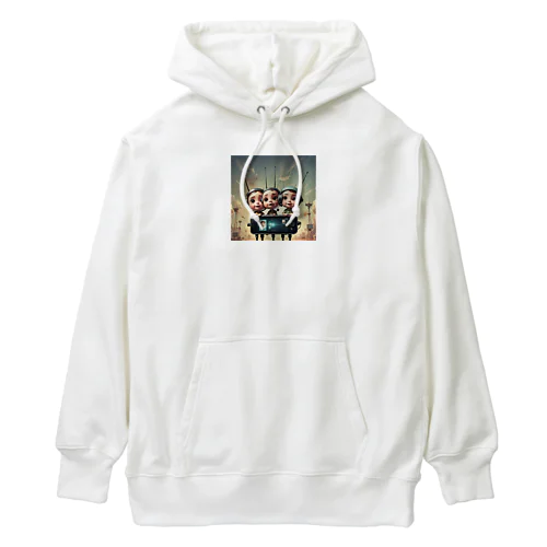 電波妖怪　バリ3兄弟 Heavyweight Hoodie