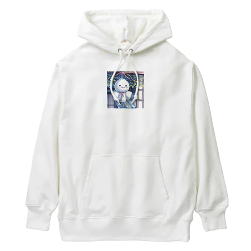 てるてる坊主シリーズ　心も晴れやかに! Heavyweight Hoodie