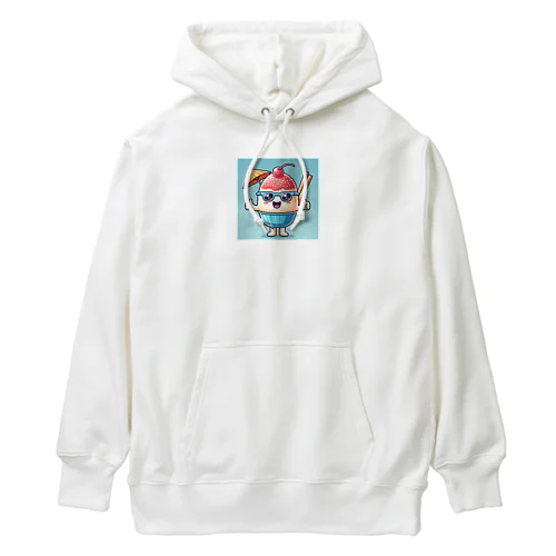 可愛いかき氷くんグッズ Heavyweight Hoodie