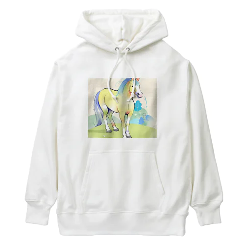 母馬のフローラ Heavyweight Hoodie